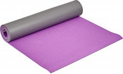 Коврик для йоги и фитнеса Bradex SF 0689, 190*61*0,6 см, двухслойный фиолетовый/серый