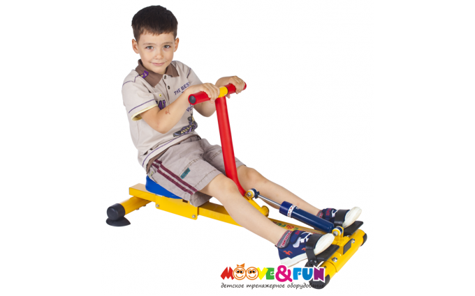 Детский гребной тренажер с одной рукояткой Детский гребной тренажер с одной рукояткой